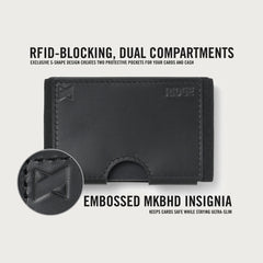 Ridge Biflex - MKBHD - Midnight Black Leather