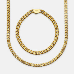 6mm Curb Bracelet - 18K Gold - Large