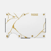 Ridge Wallet - Kintsugi - White