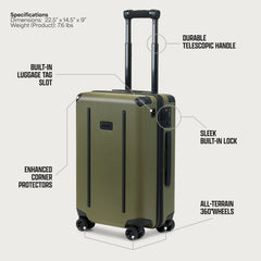Ridge Carry-On Matte Olive