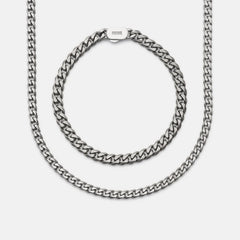 Curb Chain Kit - Titanium - Large