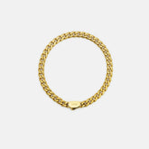 6mm Curb Bracelet - 18K Gold - Large
