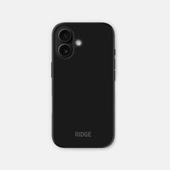 Ridge Phone Case - Matte Black - iPhone 16