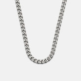 5mm Curb Chain - Titanium - 20"