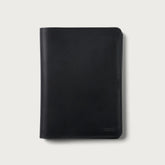 Passport Wallet - Midnight Black Leather