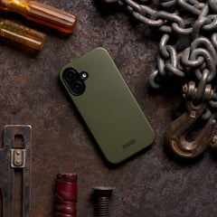 Ridge Phone Case - Matte Olive - iPhone 16 Plus