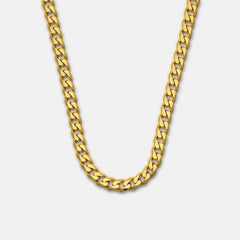 5mm Curb Chain - 18K Gold - 20"