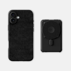 Everyday Charging Kit - iPhone 16 Plus - Midnight Black Leather