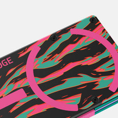 Ridge Wallet for MagSafe + Power Bank - Neon Tiger