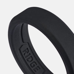 6mm Silicone Ring Set - Royal Black