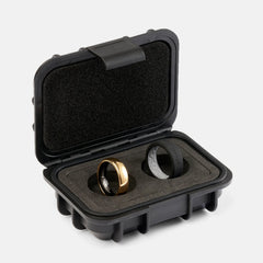 6mm Rounded Ring Set - 24K Gold