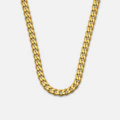 5mm Curb Chain - 18K Gold - 22"