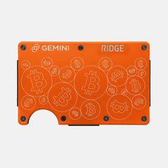 Ridge Wallet - Gemini BTC - Orange