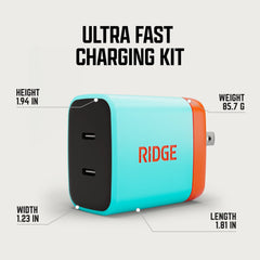 Ridge Wall Charger Set - 45W - GT