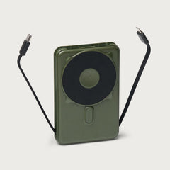 Ridge Power Bank - 10k mAh - Matte Olive