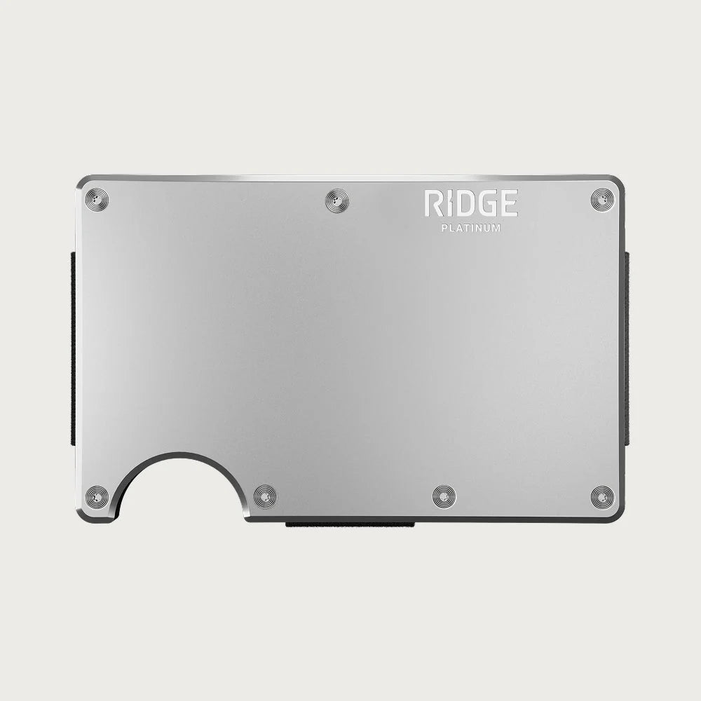 Ridge Wallet - Platinum