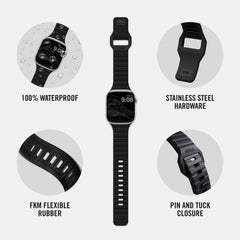 Everyday Watch Straps - Matte Black - 41/42mm