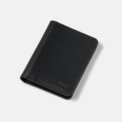 Daily Writer Kit - Bifold - Midnight Black Leather