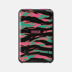 Ridge Wallet for MagSafe + Power Bank - Neon Tiger