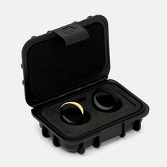 4mm Rounded Ring Set - 24K Gold