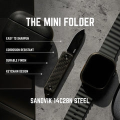 Mini Folder - Carbon Fiber 3k