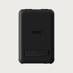 Ridge Power Bank - 10k mAh - Matte Black
