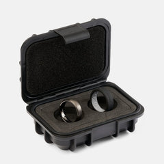 6mm Rounded Ring Set - Gunmetal