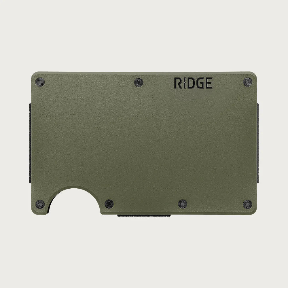 Ridge Wallet - Matte Olive