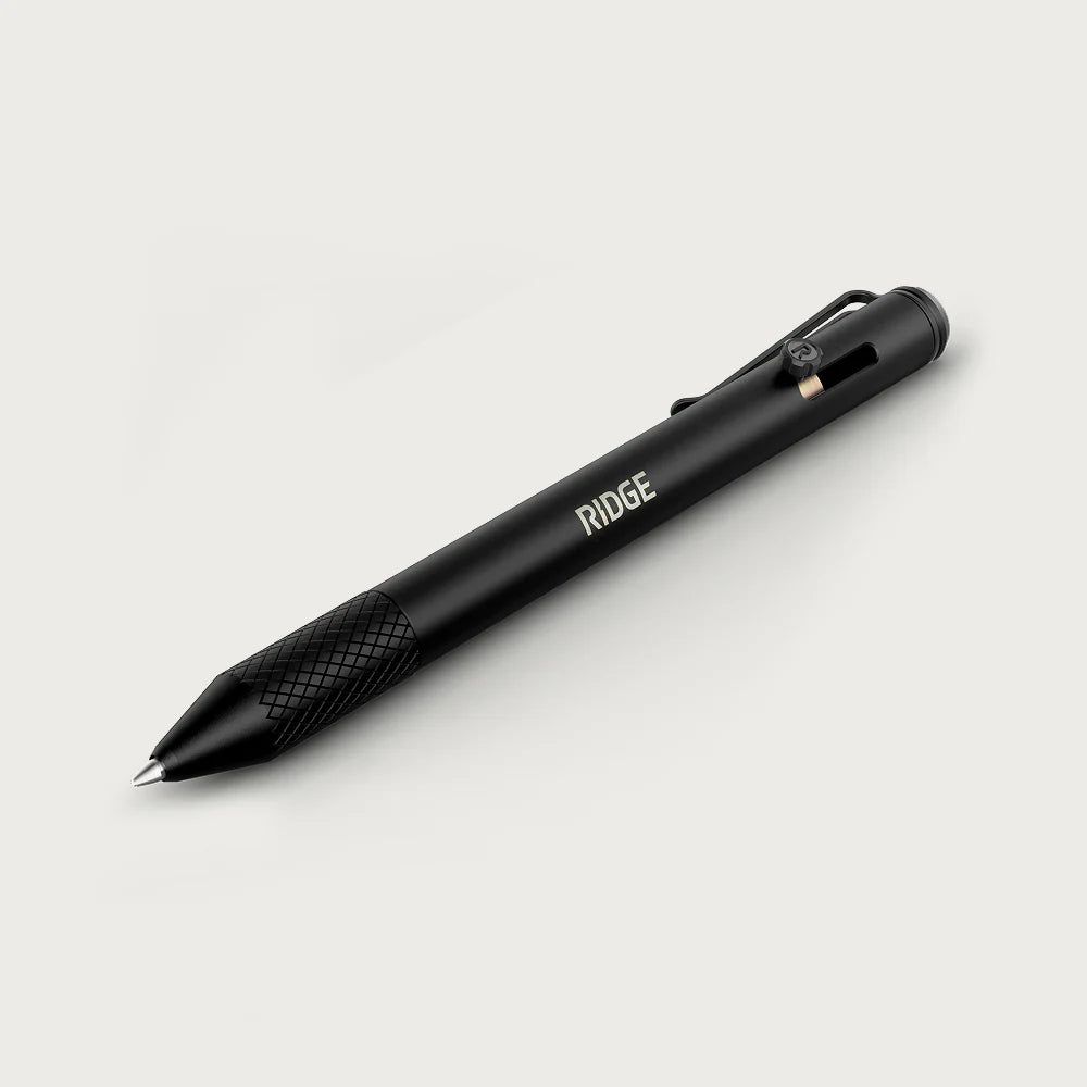 Ridge Bolt Action Pen - Royal Black