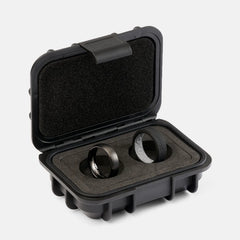 6mm Rounded Ring Set - Royal Black