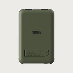 Ridge Power Bank - 10k mAh - Matte Olive