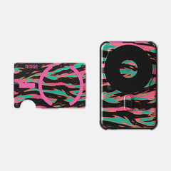 Ridge Wallet for MagSafe + Power Bank - Neon Tiger