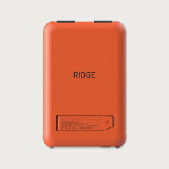 Ridge Power Bank - 10k mAh - Basecamp Orange