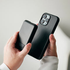 Everyday Charging Kit - iPhone 16 Pro Max - Midnight Black Leather