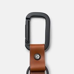 Ridge Keychain - Tobacco Brown Leather