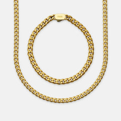 Curb Chain Kit - 18K Gold - Medium